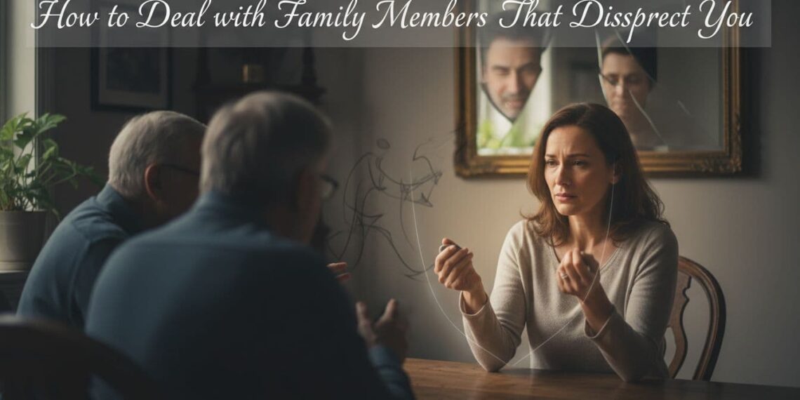 How to Deal with Family Members That Disrespect You